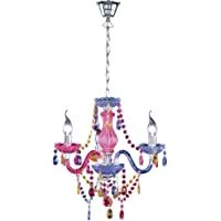 Reality Luster - Lámpara colgante de 3 luces. Necesarias 3 bombillas E14 de máximo 40W excluidas. Cuerpo acrílico…